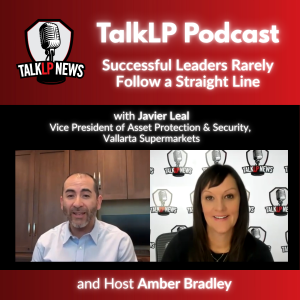 TalkLP Host Amber Bradley and Javier Leal, Vice President of Vallarta Supermarkets