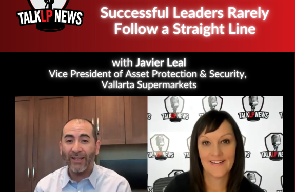 TalkLP Host Amber Bradley and Javier Leal, Vice President of Vallarta Supermarkets